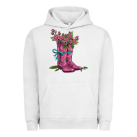 Pigment Lunar Rock valentines day western boots and roses Urban Hoodie - AdoDesignShop