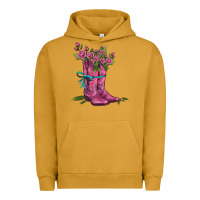 Pigment Peanut Butter valentines day western boots and roses Urban Hoodie - AdoDesignShop