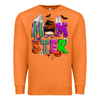 Carrot halloween momster messy bun Premium Sweatshirt - Zillion Design Studio