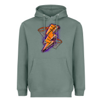 Sage basketball lightning bolt Heavyweight Hoodie - Zillion Design Studio