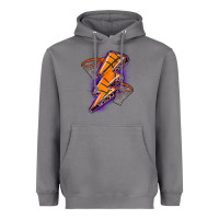 Storm basketball lightning bolt Heavyweight Hoodie - Zillion Design Studio