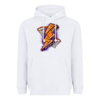 White basketball lightning bolt Heavyweight Hoodie - Zillion Design Studio