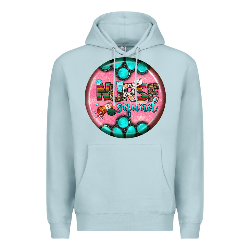 Nurse Round Earrings 3 Premium Hoodie by BundleAndBundleShop | Teevron