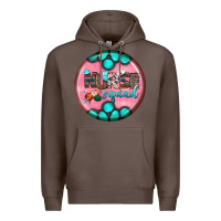Coffee nurse round earrings 3 Premium Hoodie - BundleAndBundleShop