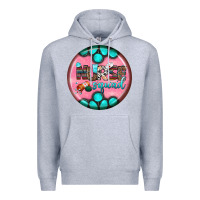 Heather Grey nurse round earrings 3 Premium Hoodie - BundleAndBundleShop