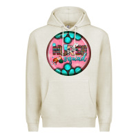 Oatmeal Heather nurse round earrings 3 Premium Hoodie - BundleAndBundleShop