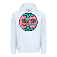 White nurse round earrings 3 Premium Hoodie - BundleAndBundleShop