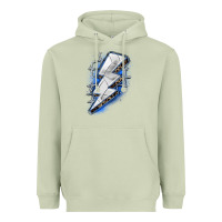 Matcha volleyball lightning bolt Heavyweight Hoodie - Zillion Design Studio
