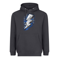 Smoke volleyball lightning bolt Heavyweight Hoodie - Zillion Design Studio
