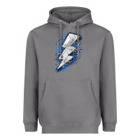 Storm volleyball lightning bolt Heavyweight Hoodie - Zillion Design Studio
