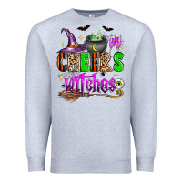 Heather Grey Cheers witches Premium Sweatshirt - Zillion Design Studio