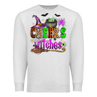 Oatmeal Heather Cheers witches Premium Sweatshirt - Zillion Design Studio