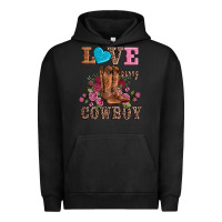 Pigment Black valentines day love my cowboy Urban Hoodie - AdoDesignShop