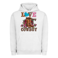 Pigment Lunar Rock valentines day love my cowboy Urban Hoodie - AdoDesignShop