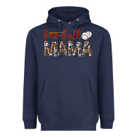 Navy baseball mama Heavyweight Hoodie - texasbilliewilder