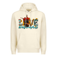 Sandshell love dobermans Premium Hoodie - Artiststas