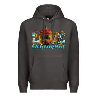 Smoke love dobermans Premium Hoodie - Artiststas
