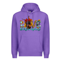 Purple love dobermans Premium Hoodie - Artiststas