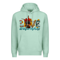 Seafoam love dobermans Premium Hoodie - Artiststas