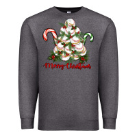 Charcoal Heather merry christmas baseball Premium Sweatshirt - RanaPortraitStore