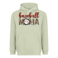 Matcha baseball mama with leopard Heavyweight Hoodie - texasbilliewilder