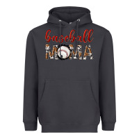 Smoke baseball mama with leopard Heavyweight Hoodie - texasbilliewilder