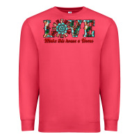 Cardinal love make this house a home Premium Sweatshirt - RanaPortraitStore