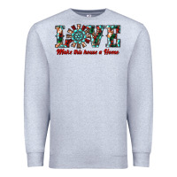 Heather Grey love make this house a home Premium Sweatshirt - RanaPortraitStore