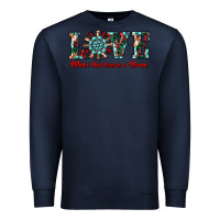 Navy love make this house a home Premium Sweatshirt - RanaPortraitStore