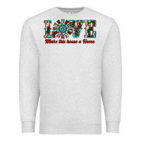 Oatmeal Heather love make this house a home Premium Sweatshirt - RanaPortraitStore