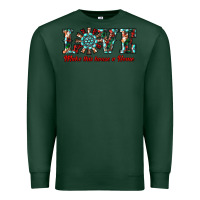 Sports Green love make this house a home Premium Sweatshirt - RanaPortraitStore