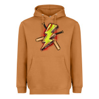 Meerkat softball lightning bolt Heavyweight Hoodie - Zillion Design Studio