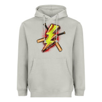 Moon Dust softball lightning bolt Heavyweight Hoodie - Zillion Design Studio