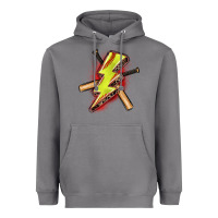 Storm softball lightning bolt Heavyweight Hoodie - Zillion Design Studio