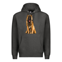 Charcoal Heather belgian shepherd tervuren Premium Hoodie - Artiststas