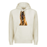Oatmeal Heather belgian shepherd tervuren Premium Hoodie - Artiststas