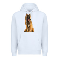 White belgian shepherd tervuren Premium Hoodie - Artiststas
