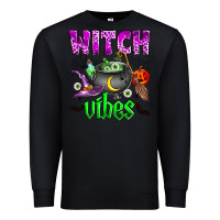 Black witch vibes Premium Sweatshirt - Zillion Design Studio