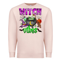 Pale Pink witch vibes Premium Sweatshirt - Zillion Design Studio
