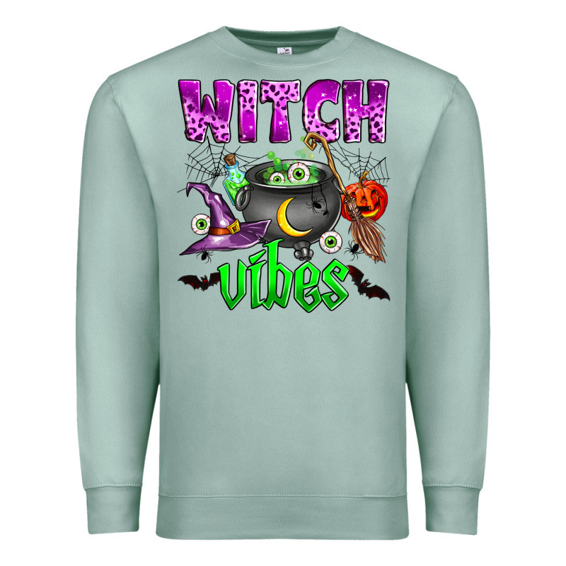 Witch Vibes Premium Sweatshirt by Zillion Design Studio | Teevron