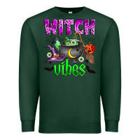 Sports Green witch vibes Premium Sweatshirt - Zillion Design Studio