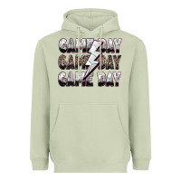 Matcha game day game day volleyball lightning bolt Heavyweight Hoodie - Zillion Design Studio