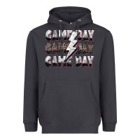 Smoke game day game day volleyball lightning bolt Heavyweight Hoodie - Zillion Design Studio