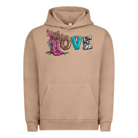 Pigment Burro valentines day love and boots Urban Hoodie - AdoDesignShop