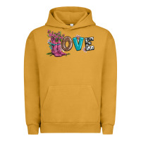 Pigment Peanut Butter valentines day love and boots Urban Hoodie - AdoDesignShop