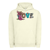 Pigment Pistachio valentines day love and boots Urban Hoodie - AdoDesignShop