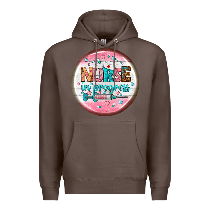 Nurse Round Earrings 2 Premium Hoodie by BundleAndBundleShop | Teevron