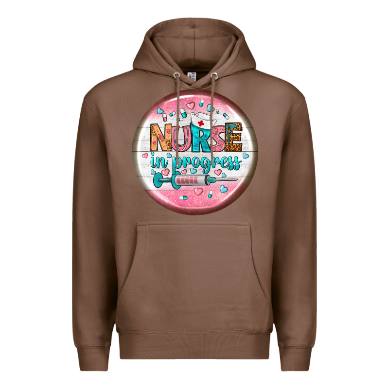 Nurse Round Earrings 2 Premium Hoodie by BundleAndBundleShop | Teevron