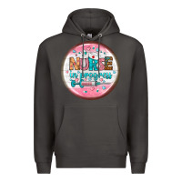 Smoke nurse round earrings 2 Premium Hoodie - BundleAndBundleShop
