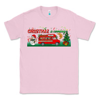 Bubblegum Pink christmas is coming Classic Tee - BundleAndBundleShop